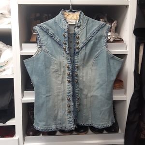 Wrangler denim Western vest